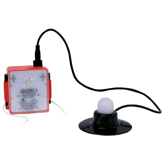 LALIZAS LRL External Life Raft Light, with 1m lead, for PU & Rubber surface, SOLAS/MED/USCG Capital Survival Limited