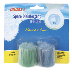 Spare Disinfectant Tablets for 'DSRU' Marine, & Pine (2 Tablets) Capital Survival Limited