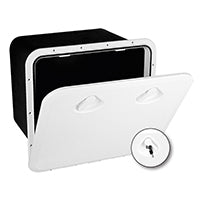 TOP LINE Storage Hatch w/Lock, White, 460x525mm Capital Survival Limited