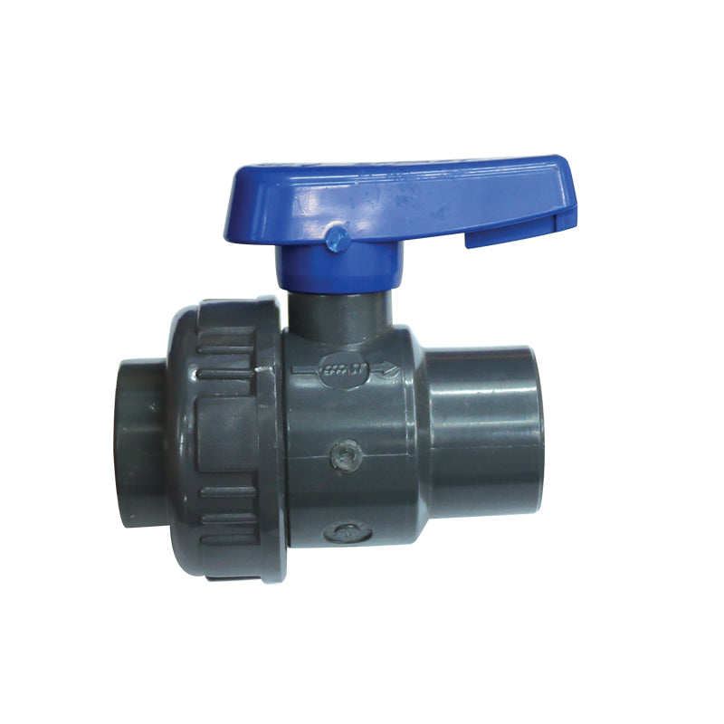 Ball Valve 1'', Single Union BSPT, Plastic, Grey Capital Survival Limited