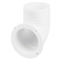 Ventilator Connector, Elbow, Ø5'' (102 mm), White Capital Survival Limited