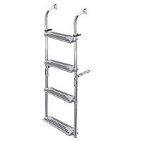 Foldable Ladder, 2+2 steps, Inox 316, 90°, L900xW325mm Capital Survival Limited