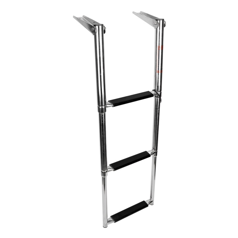 Telescopic Ladder, 3 steps, Inox 316, L 34'' (860 mm) x W 13'' (330 mm) Capital Survival Limited