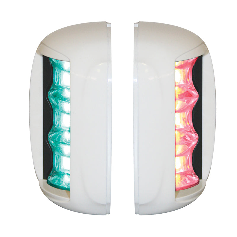 FOS LED 20 Starboard & Port Lights 112,5°, Set, with white housing Capital Survival Limited