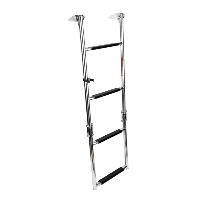 Foldable Ladder for Platform, 2+2 Steps, Inox 316, L37 3/4 '' x W10 7/8 '' (L960mm x W276mm) Capital Survival Limited