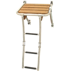 Platform w/ folding ladder, 450x390mm, Inox 316 Capital Survival Limited