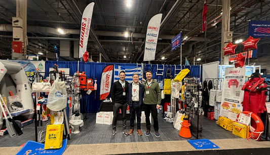 Exhibiting at the Toronto Boat Show with LALIZAS Canada