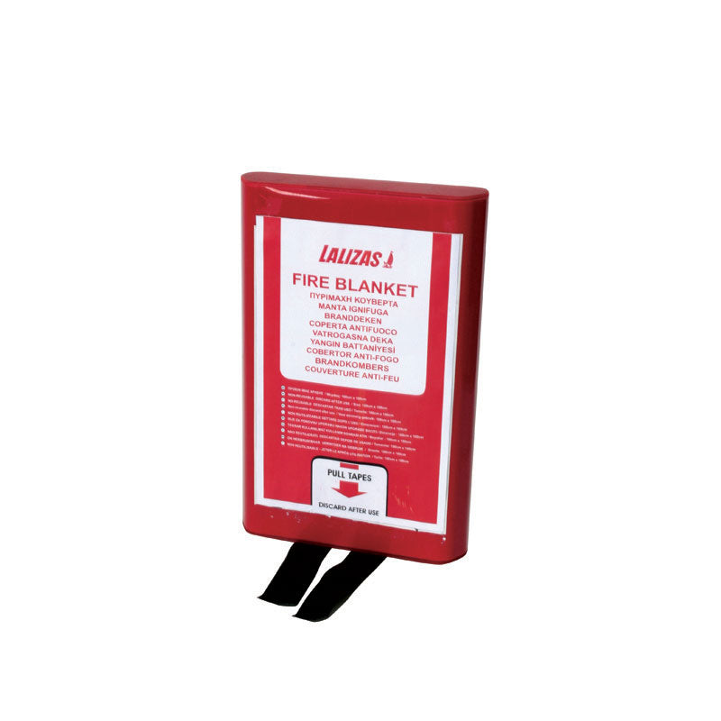 LALIZAS Fire Blanket in Rigid PVC Case – EN 1869 Capital Survival Limited