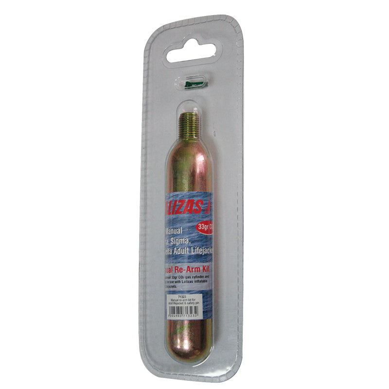 LALIZAS Manual Re-arming Kit for Adult Lifejackets – 33 g CO₂ Capital Survival Limited