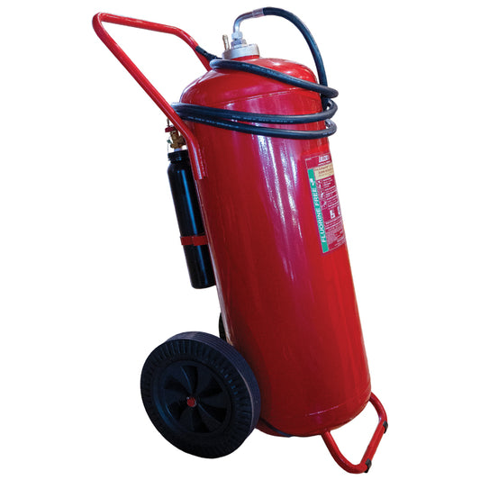 LALIZAS Wheeled PFAS-Free Foam Fire Extinguisher – Cartridge Operated, SOLAS/MED