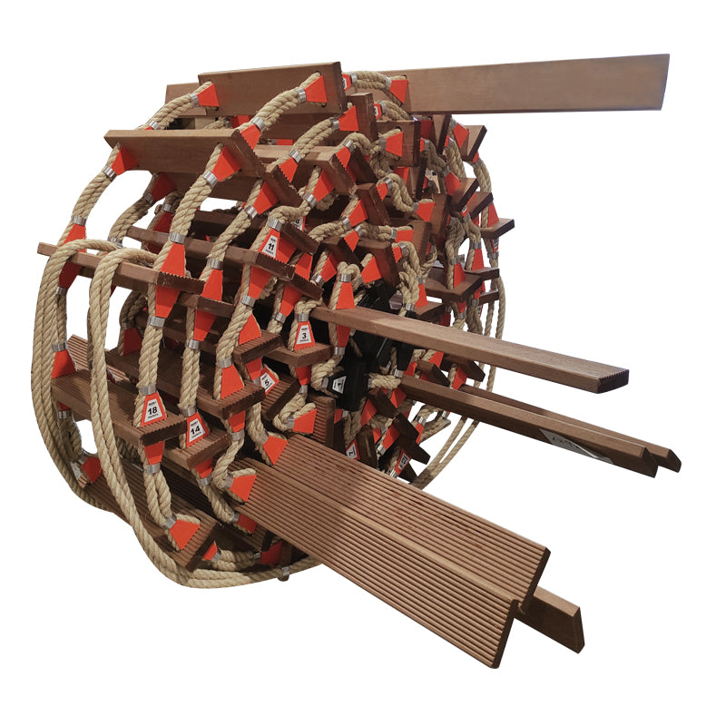 LALIZAS Pilot Ladder LPL 3m/10ft, 10 Steps, SOLAS/MED/USCG