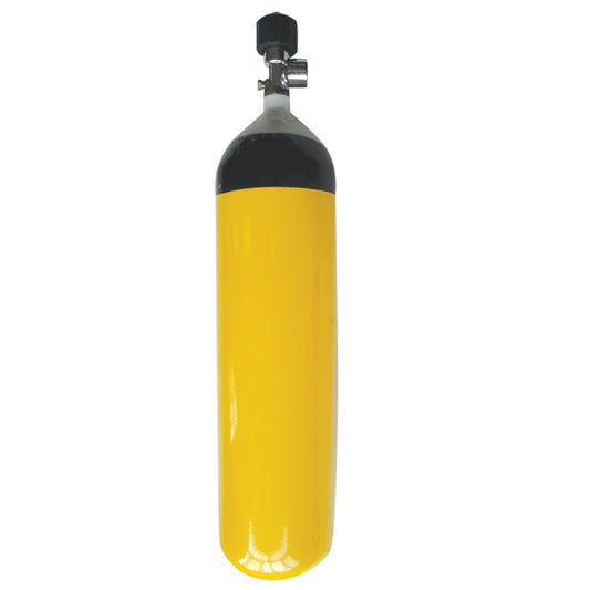 Spare compressed air cylinder ,6lt+ Valve 300bar assembled , with air Capital Survival Limited