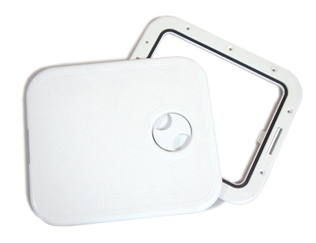 INDUSTRIAL Access Hatch w/Detach. Cover, 12 7/16 x 14 3/16 '' (316 x 360mm), White Capital Survival Limited