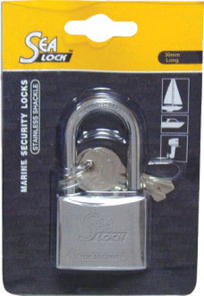 Marine Padlock, SeaLock, w/long shackle, 30m Capital Survival Limited