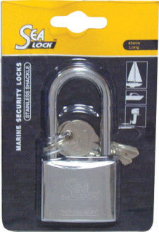Marine Padlock, SeaLock, w/long shackle, 40mm Capital Survival Limited
