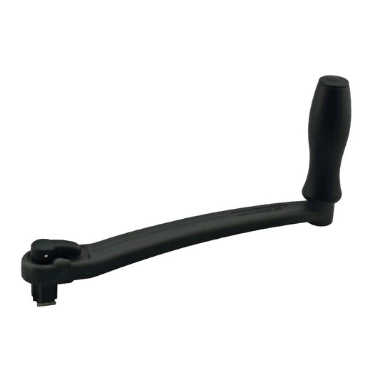 Lofrans' Winch Handle, Anodised Aluminium, with lock, 20cm, Black Capital Survival Limited
