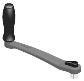 Lofrans' Winch Handle, Anodised Aluminium, with lock, 25cm, Black Capital Survival Limited