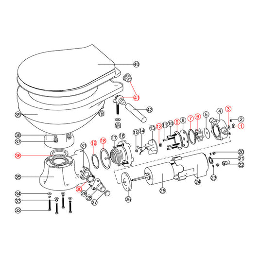 Consumables Repair Kit for Electric Toilets Capital Survival Limited
