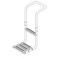 Immersed Platform Ladder, Inox 316, L865xW325mm Capital Survival Limited