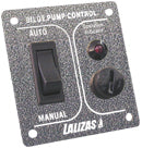 Pump switch ON-OFF-MON, w/ light, Inox 316, charcoal, 12/24V Capital Survival Limited