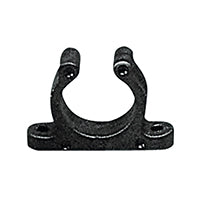 Plastic Support Clip, Screwed, Ø1 3/8'' (Ø35 mm), Black Capital Survival Limited