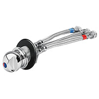 Mixer Water Tap (C/H), Chr Brass, w/3 -Hose Conn. 8'' (20 cm) Capital Survival Limited