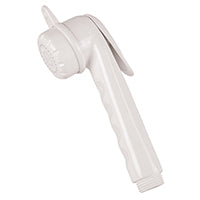 Shower Head, ABS, Long, 1/2'' Thread, w/o Hose, White Capital Survival Limited