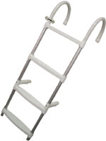 Ladder, 4 steps, Aluminium, L1100xW350mm Capital Survival Limited