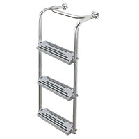 Foldable Bow Ladder, 3 steps, Inox 316, 90°- 180°, L735xW325mm Capital Survival Limited