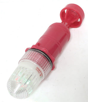 Flashing led light with photocell, Torpedo 8, white colour, 1 battery size D Capital Survival Limited