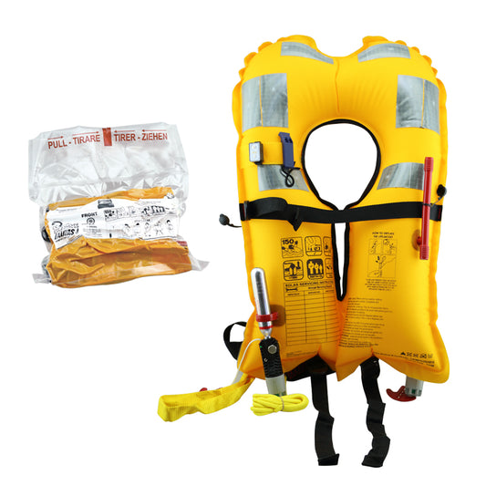 LALIZAS Marine Infl.Lifej.Vac. Packed Delta, Auto, 150N,SOLAS/MED,Adult,w/LALIZAS Lifej.Light SOLAS/MED Capital Survival Limited