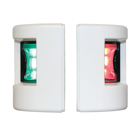 FOS LED 12 Starboard & Port Lights 112,5°, Set, with white housing Capital Survival Limited