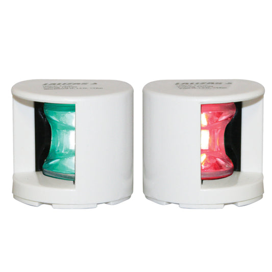 FOS LED 12 Starboard & Port Lights 112,5°, Deck mounted, Set, with white housing Capital Survival Limited