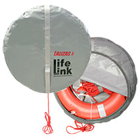 Set Lifebuoy Ring SOLAS 75cm, Lifeb. Light 71325, 30m rope, case gray Capital Survival Limited