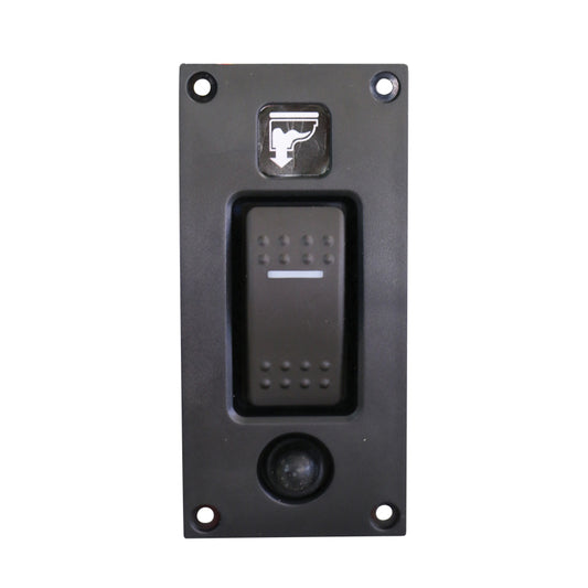 Electric Toilet Flush Switch, MON-OFF (2 Positions), 3 Pins, 12V/24V Capital Survival Limited