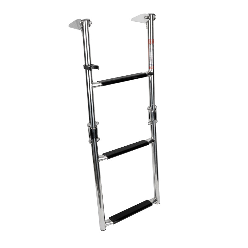 Foldable Ladder for Platform, 1+2 Steps, Inox 316, L29 1/8 '' x W10 7/8 '' (L740mm x W276mm) Capital Survival Limited