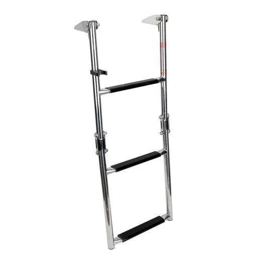 Foldable Ladder for Platform, 1+2 Steps, Inox 316, L29 1/8 '' x W10 7/8 '' (L740mm x W276mm) Capital Survival Limited