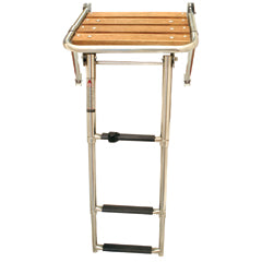 Platform w/ telescopic ladder, 450x390mm, Inox 316 Capital Survival Limited